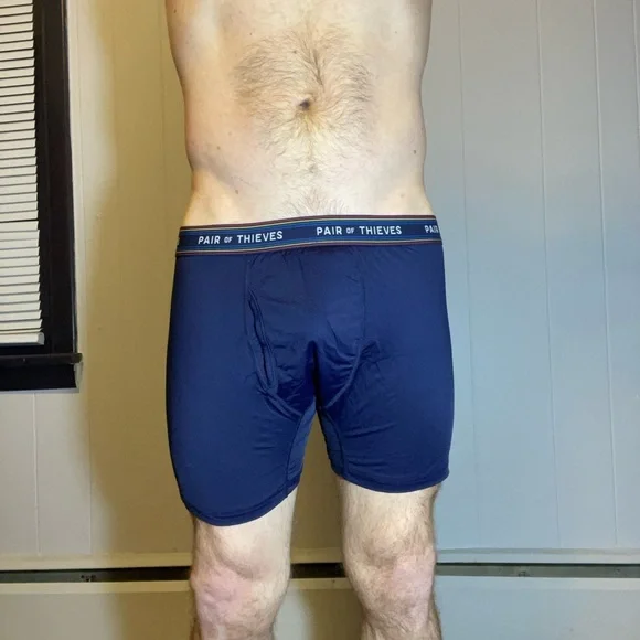 Pair of Thieves Navy Boxer Briefs for Men - Picture 1 of 4
